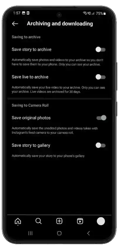 Phone image showcase archiving feature of Apk.